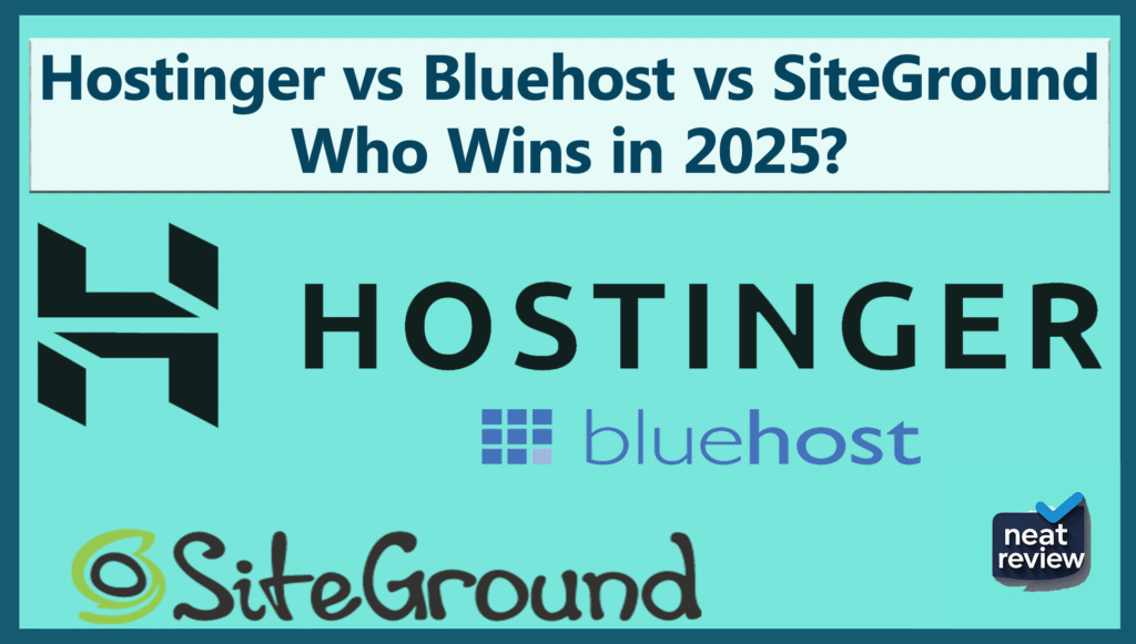 Hostinger vs SiteGround vs BlueHost Review